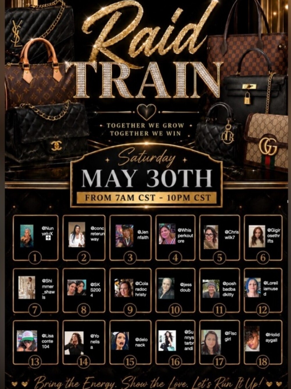 Join May 30th Me On The Raid TRAIN!